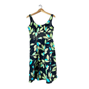 Women's Black and Green London Times Dress 10